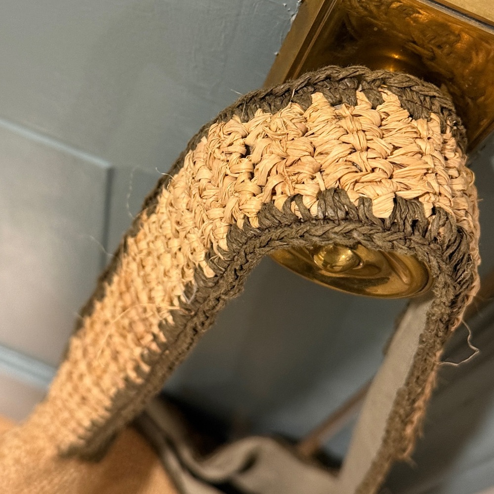 Vintage Eddie Bauer Raffia shoulder bag - Picture 4 of 5